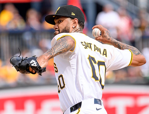Pittsburgh Pirates pitcher Dennis Santana