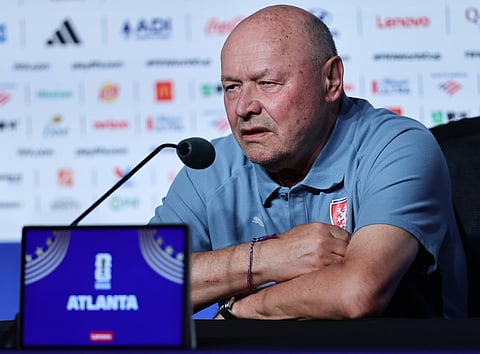 Czech Republic head coach Miroslav Koubek