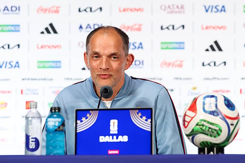 Thomas Tuchel at the pre-match press conference