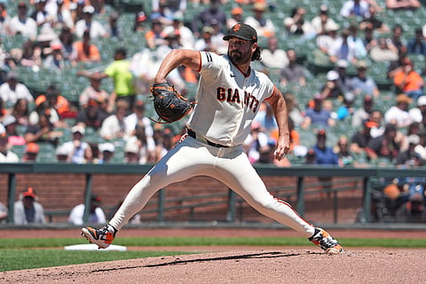 San Francisco Giants pitcher Robbie Ray