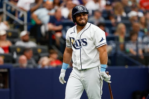 Tampa Bay Rays first baseman Jonathan Aranda
