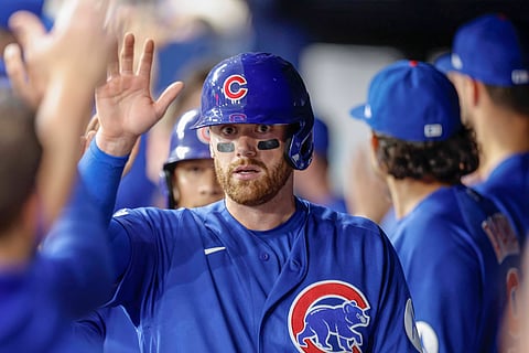 Chicago Cubs catcher Carson Kelly