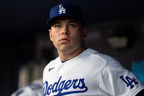 Los Angeles Dodgers catcher Dalton Rushing