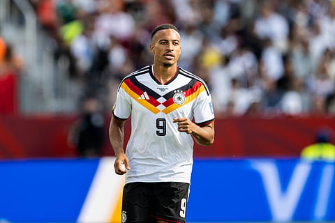 Jamie Leweling in action against Ivory Coast