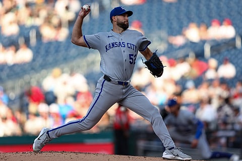 Kansas City Royals pitcher Michael Wacha