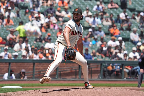 San Francisco Giants pitcher Robbie Ray