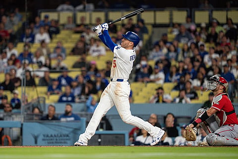 Freddie Freeman in action during an MLB game