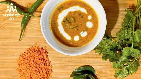 how to make Delicious but still healthy lentil dal? Masoor Daal Recipe in Marathi