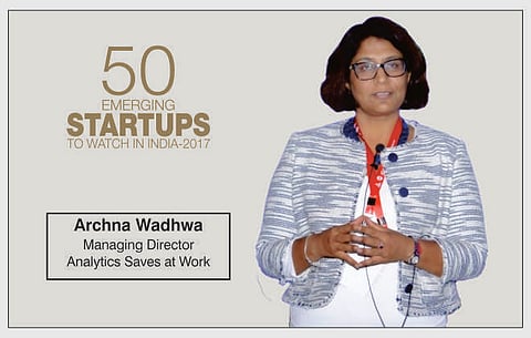 Transforming business through innovation and insights, Analytics Saves at Work is poised to make a significant impact inthe analytics industry.