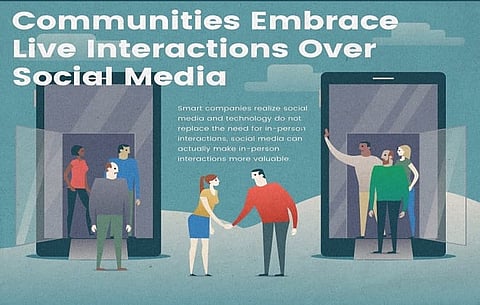 Communities embrace live interactions over social media