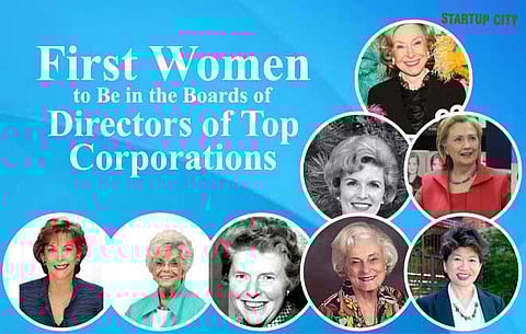 First Women to Be in the Boards of Directors of Top Corporations