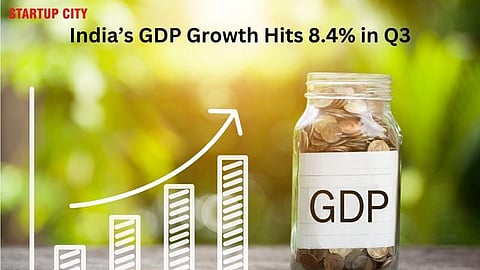 India’s GDP Growth Hits 8.4% in Q3