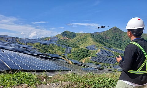 TAKING SOLAR POWER PLANT OPERATIONS AND MAINTENANCE TO NEW HEIGHTS. Cayanga-Bugallon Solar Power's operations and maintenance team excels with drone precision, boosting maintenance efficiency.