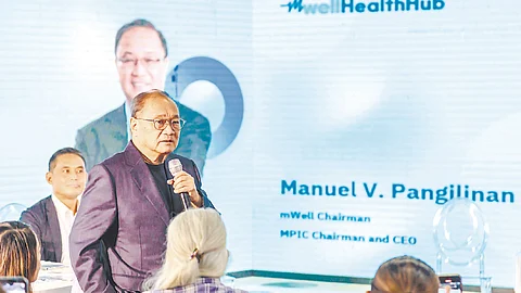 ally. Metro Pacific Investments Corp. chairman Manny Pangilinan says the mWell HealthHub enables health and wellness entrepreneurs to expand their online reach for business growth.