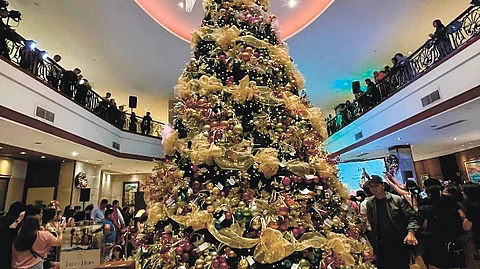 LIGHTING. Marco Polo Plaza Cebu officially welcomes the holiday season with its “Tree of Hope” Christmas tree lighting event titled on Nov. 18, 2023. The Christmas tree was blessed by Monsignor Jim Gorre.