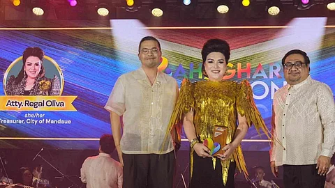Mandaue City treasurer recognized for promoting equal rights for LGBTQ members
