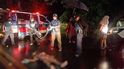 A woman died after she was hit by a vehicle at Barangay Rizal, Silay City on Friday morning, November 24.