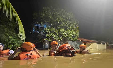 Davao City-Coast Guard District Southeastern Mindanao along with Coast Guard Station Davao and the Special Operations Unit-SEM conducted rescue operation to residents affected by the flooding incident caused by heavy rainfall in Bago Galera and Bago Aplaya on late Wednesday, November 8, 2023.