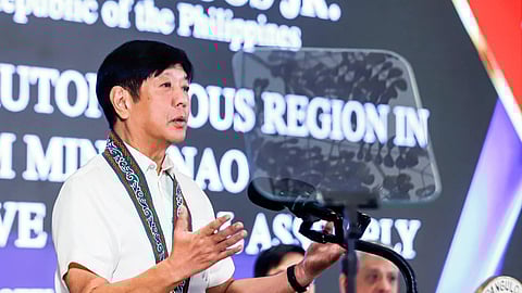 President Ferdinand "Bongbong" Marcos Jr. graced the 1st Bangsamoro Autonomous Region in Muslim Mindanao (Barmm) local legislative general assembly at Acacia Hotel in Lanang, Davao City on November 14. The assembly aims to coordinate legislators from Barmm and equip them for the eventual “localization” of the National Development Agenda in the region.