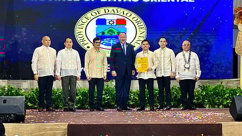 Davao Oriental secures top
disaster preparedness award