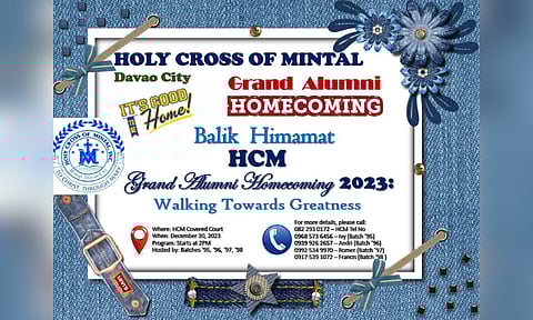 Holy Cross of Mintal holds Balik-Himamat