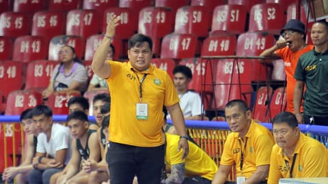STILL SIDELINED. The Cebu Schools Athletic Foundation Inc. has responded to University of San Jose-Recoletos coach Melo Banua and reiterated that he and assistant coach James Racines will remain suspended for the duration of the Baby Jaguars’ stint pending the results of an ongoing investigation.