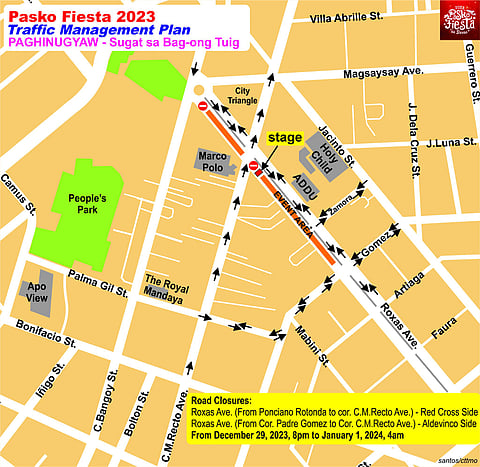 CTTMO assures no heavy
traffic during Paghinugyaw