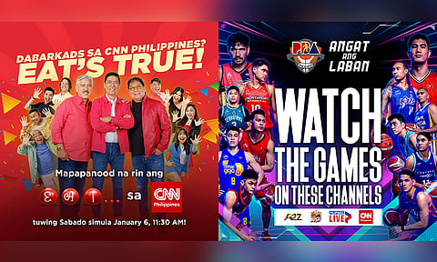 E.A.T., PBA games to air on CNN PH