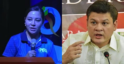 PBA Partylist Rep. Atty. Migs Nograles (left), Davao City First District Rep. Paolo Duterte (right)