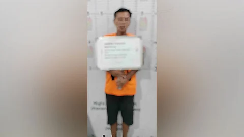SUSPEK SA LUGOS: Kini ang suspek sa giingon nga paglugos sa 13 anyos nga bata sa Brgy. Pandan, siyudad sa Bogo, ala 1:00 sa hapon sa Dominggo, Enero 14, 2024.