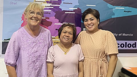 Met Paulette, a French volunteer