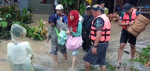 Residents of Puroks Omar, Pulo, Katagman, and Manggahon in Barangay Bobon, Mati City, Davao Oriental were evacuated to safety due to flooding in the said areas on Wednesday, January 31.