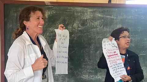 Maureen Rooney leading the workshop