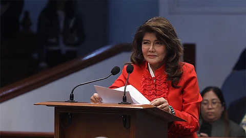 MANILA. Senator Imee Marcos.