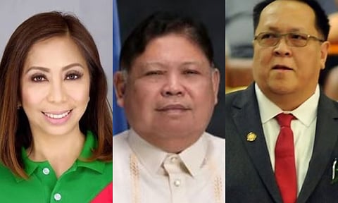 CEBU. Councilors Joy Pesquera, Noel Wenceslao and James Anthony Cuenco.