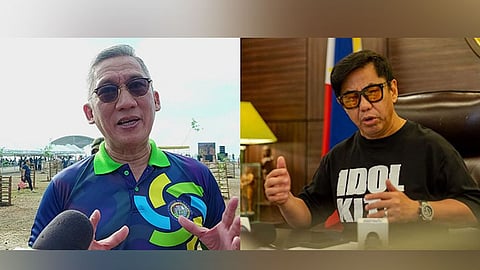 Mandaue City Mayor Jonas Cortes and Lapu-Lapu City Mayor Junard “Ahong” Chan.