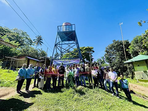 ZAMBOANGA. The Bangsamoro Autonomous Region in Muslim Mindanao (Barmm) completes the construction of P3 million solar-powered water system benefiting an Indigenous Peoples community in Kinitaan village, Upi, Maguindanao del Norte. A photo handout shows Barmm officials and leaders of the community beneficiaries posing for souvenir photo during the inauguration and turned over of the project in Wednesday, February 14.