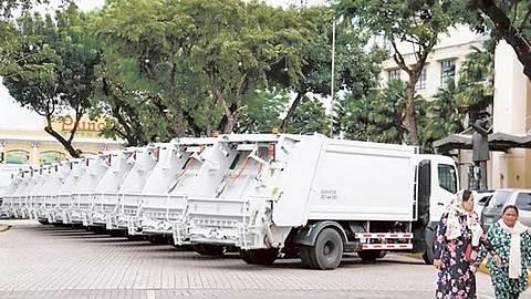 frontline services. Cebu City Councilor Phillip Zafra insisted on the release of the full budget of P300 million for the collection and disposal of garbage this year, saying the amount is needed to ensure the City's garbage trucks are always up and running and are well maintained. / SUNSTAR FILE