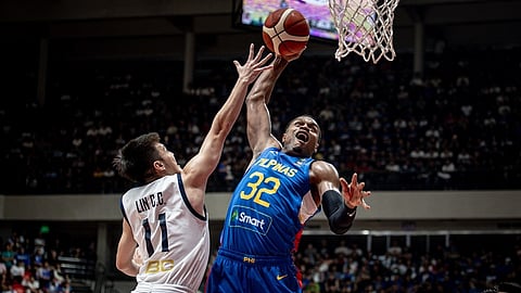 STRONG PERFORMANCE. Naturalized Gilas Pilipinas player Justin Brownlee, although feeling under the weather, spearheads Gilas Pilipinas’ commanding 106-53 victory over Chinese Taipei in their Group B matchup of the Fiba Asia Cup 2025 Qualifiers First Window at the PhilSports Complex in Pasig City on Sunday night, February 25.