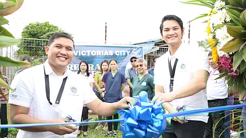 Victorias City Mayor Javier Miguel “Javi” Benitez leads the inauguration of various projects such as the city’s Dog Shelter, the newly renovated PNP station, and the turnover of the sports equipment for the use of the youth of Victorias City.