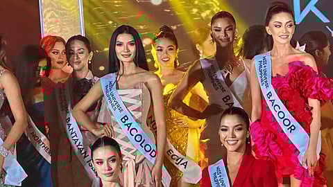 Representing Bacolod City, Yvonne shines is among the standouts as the local franchise of Miss Universe introduces the candidates on Sunday.