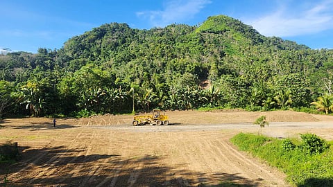 The Provincial Engineering Office continues to prepare the site at the Elizalde Quasi Parish where temporary shelters will be built in Barangay Elizalde, Maco. This aims to construct "shelter tents" from the Philippine Red Cross to provide temporary housing for the affected families of the recent massive landslide in Maco.