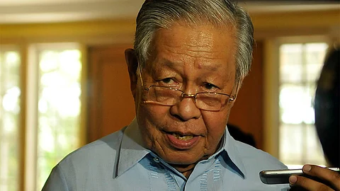 MANILA. Retired Chief Justice Hilario Davide Jr.