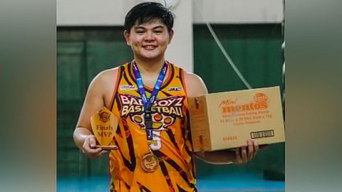 GONE TOO SOON. In this post on his Facebook page on Dec. 17, 2023, basketball player Jeslar Larumbe poses with his awards after his team won the championship of the Badboyz Basketball Club Season 14.