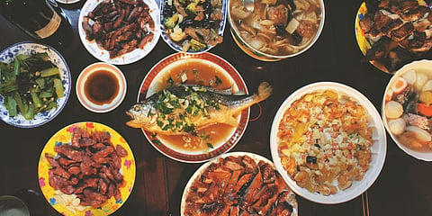 Chinese food to usher in good luck, unity, prosperity