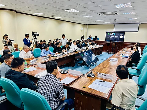 Senator Grace Poe leads the committee hearing on the franchise bill of Negros Electric and Power Corporation on Tuesday, March 5, 2024.