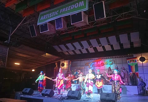Cultural performance at Matina Town Square