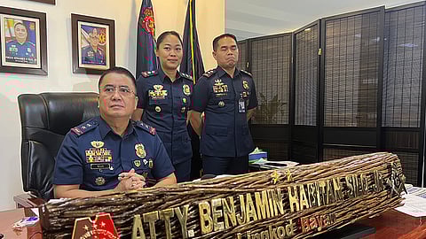 MANILA. Philippine National Police Civil Security Group director Major General Benjamin Silo Jr. during a press conference in Camp Crame on Wednesday, March 6, 2024.