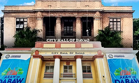Davao City Hall then and now