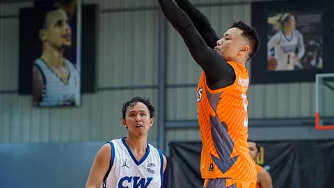 SHOOTER: Ralph Belarmino had 22 points and 11 rebounds to push the Newfold Wolves to the easy victory. /